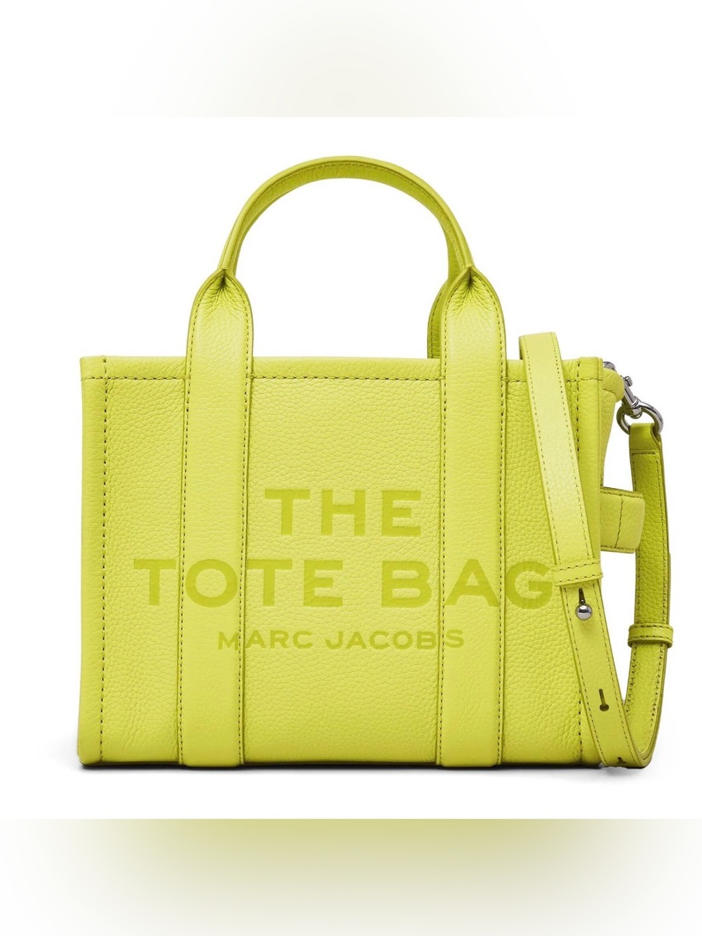 ✨ NWT Marc Jacobs The Leather Small Tote Bag — Limoncello ✨